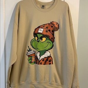 Denver Broncos Grinch Sweatshirt Size 2 XL
Beige